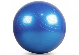 Фітнес м'яч (фітбол) 55 см до 120 кг синій - М'яч для фітнеса EasyFit