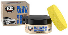 Паста для кузова з губкою K2 ULTRA WAX, 250 г