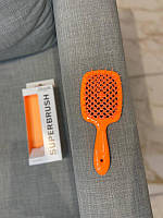 Расческа для волос, Janeke Superbrush оранжевый неон