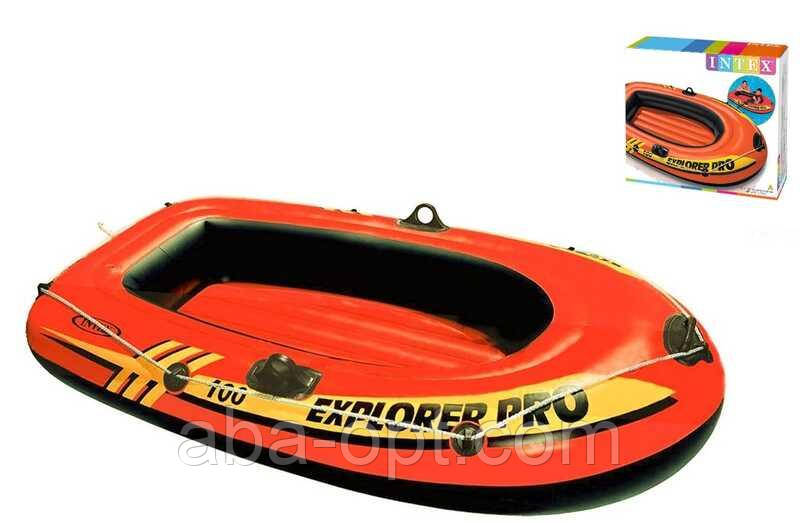 Intex Човен 58355 (3) Explorer PRO 100, 160 х 94 см. 3-х камерний, в коробці