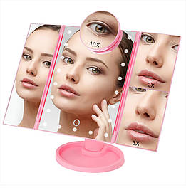 Косметичне дзеркало для макіяжу з підсвічуванням 22 Large LED Mirror