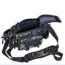 Сумка спінінгіста для риболовлі Leo на пояс і через плече, фото 2