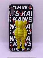 Чохол Bears & Kaws Matt Case (Nprint) iPhone X/Xs (kaws yellow) 40095
