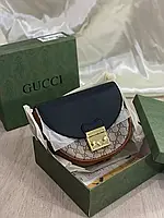 Модна жіноча чорна сумка Gucci Гучі
