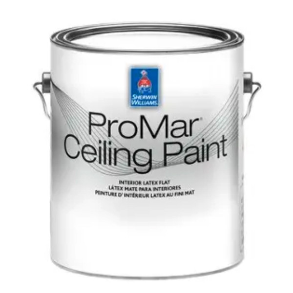 Фарба Sherwin Williams ProMar Ceiling Flat стельова, латексна глибокоматова (біло-біла), 0.915 л