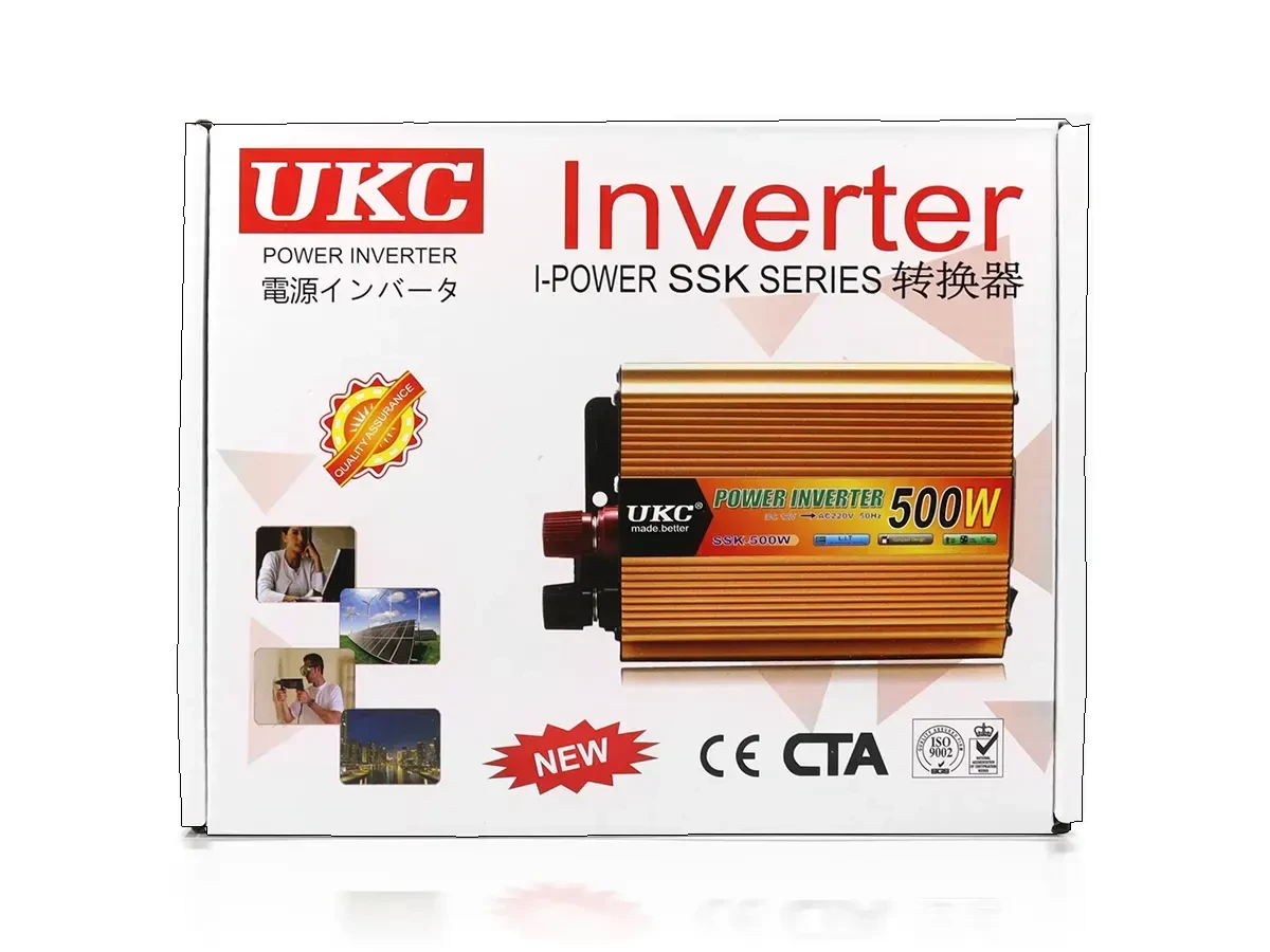 Перетворювач інвертер AC/DC 500Вт 12В UKC SSK-500W 40шт 7193