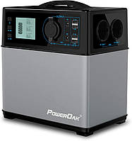 Портативное зарядное устройство - PowerOak 600W - PS5B 400Wh - солнечный генератор - PC