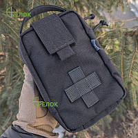 MOLLE-совместимый подсумок для аптечки A-line СМ34 черный