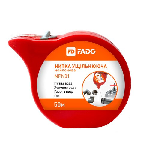 Нитка ущільнююча нейлонова Fado 50м
