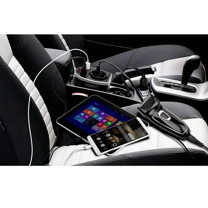 Автомобільний інвертор TECHNAXX TE13 (розетка + 2 USB порти), фото 4