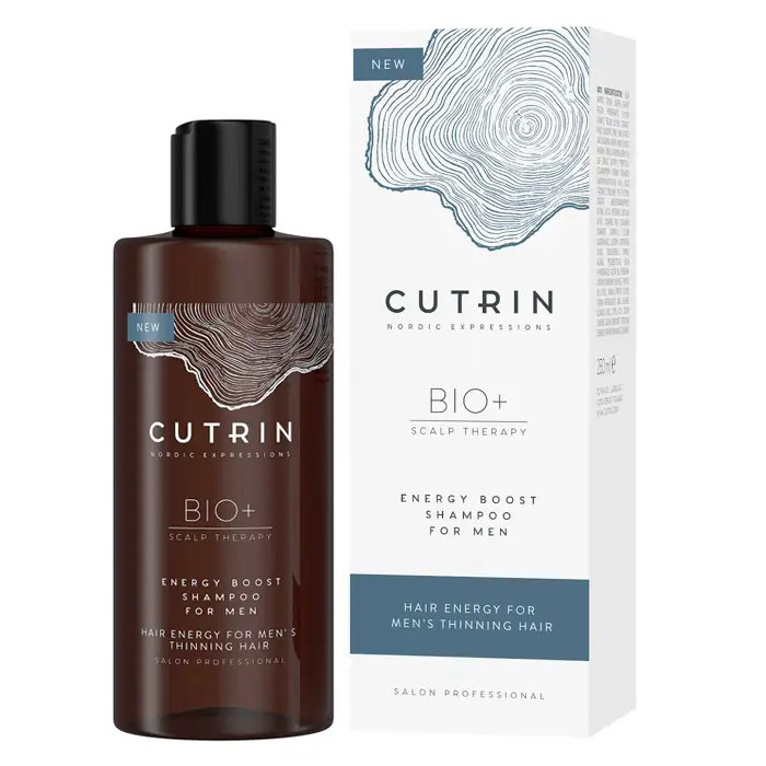Шампунь проти випадіння волосся в чоловіків Cutrin BIO+ Energy Boost Shampoo For Men 250ml, фото 1