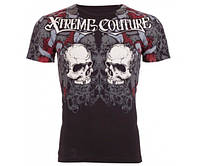 Футболка 3XL Xtreme Couture by AFFLICTION Men T-Shirt REDEMPTION Tattoo Biker