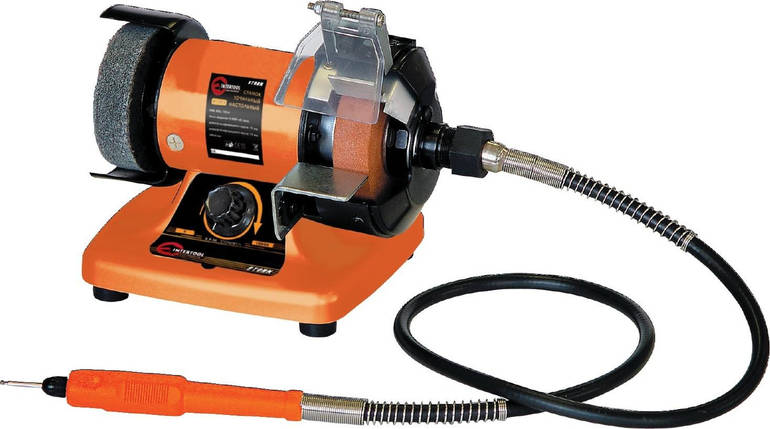Точило електричне з гнучким валом INTERTOOL (STORM) WT-0815, фото 1
