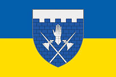 Прапор ЗСУ 101 ОБрО ГШ імені Геннадія Воробйова синьо-жовтий