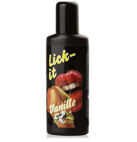 Оральна мастило лубрикант 100 мл Lick It Vanille зі смаком ванілі від Orion | Limon, фото 2