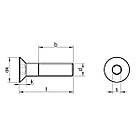 DIN 7991 Болт з потайною головкою нержавіючий А4, фото 2