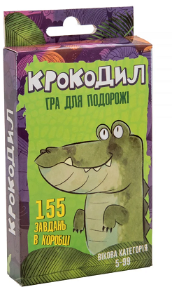 Настільна гра Strateg Крокодил українською мовою (30557)