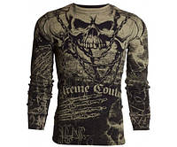 Футболка з довгим рукавом 3XL XTREME COUTURE by AFFLICTION Men LONG SLEEVE THERMAL Shirt KILLER Crewneck