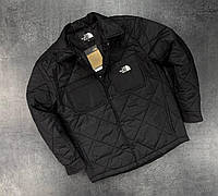 Куртка мужская The North Face стеганая ветровка спортивная весна осень черный модная с карманами Турция