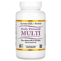 Мультивитаминный комплекс для беременных California Gold Nutrition, 60 капсул