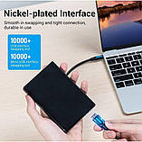 Кабель Vention Type-C - Micro-USB-B 3.0, потужність 2A, 5 Гбіт/с 1 м Чорний CQABF, фото 5