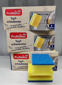 DM Profissimo Topfreiniger губки для миття каструль і сковорідок 6 шт