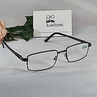 -1.0 Готові мінусові чоловічі окуляри для зору чорний