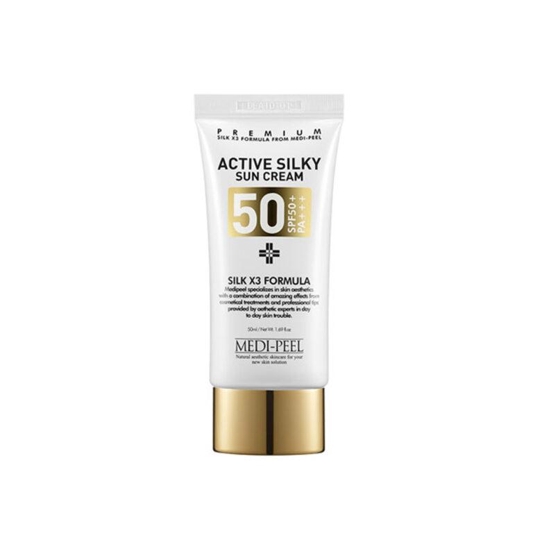 Сонцезахисний крем Medi Peel Active Silky Sun Cream SPF 50+, PA+++, 50мл (341545)