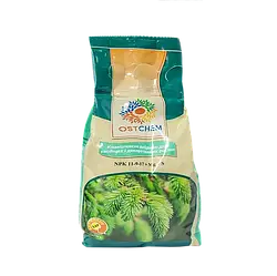 Добриво для хвойних і декоративних NPK 11-9-17+Mg+S OSTCHEM 1кг
