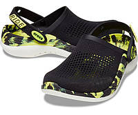 Мужские кроксы Crocs LiteRide Clog 360 Black/yellow