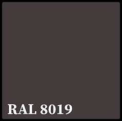 Гладкий лист — 0.5 мм (Метипол — Україна) РЕ — RAL 8019 — Темно-коричневий