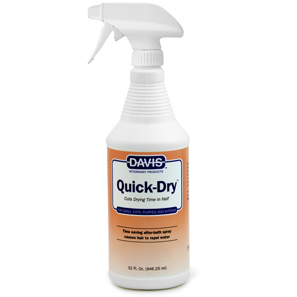 Davis Quick-Dry Spray ДЕВІС ШВИДКА СУШКА спрей для собак і котів, фото 1