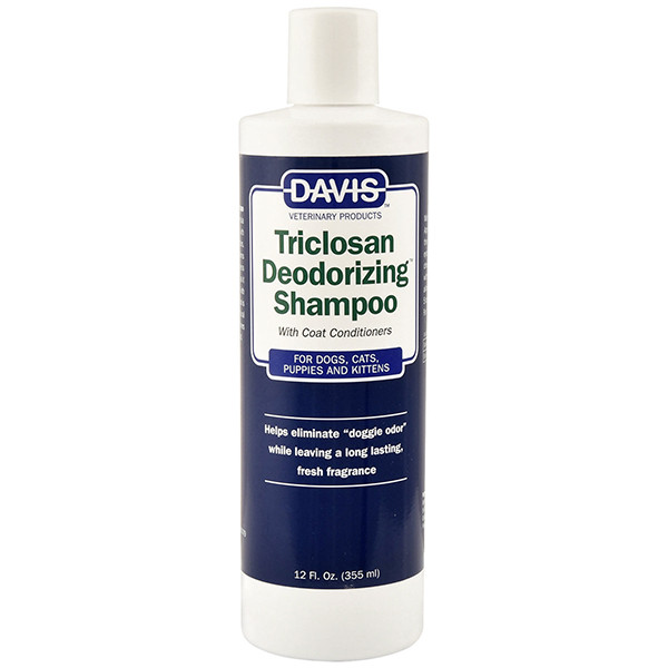 Davis Triclosan Deodorizing Shampoo ДЕВІС ТРИКЛОЗАН дезодораційний шампунь з триклозаном для собак і котів, концентрат, фото 1