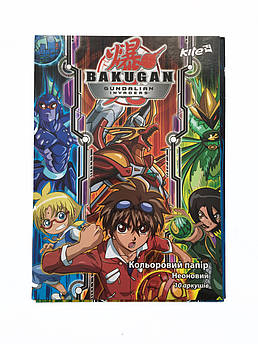 Набір кольорового неонового паперу А4, 5 кольорів 10 аркушів, Kite BK13-252K