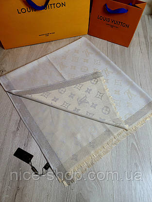 Хустка Louis Vuitton тонкий кашемір, фото 4