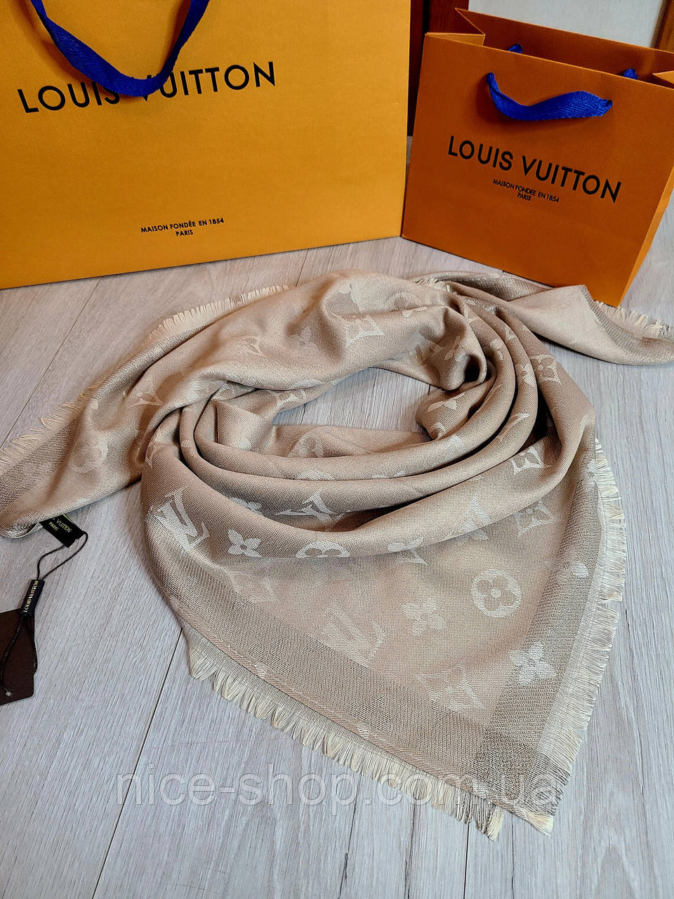 Хустка Louis Vuitton тонкий кашемір