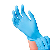 Рукавички блакитні Medicom S (50 пар) нітрилові без пудри ST Advanced Slim Blue без пудрі арт. 1175TG