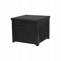 Садовый ящик табурет для хранения Сub Rattan Deck Box Wood антрацит