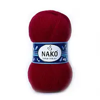 Nako MOHAIR DELICATE (Мохер Деликат) № 3641/6109 красный (Полушерстяная пряжа, нитки для вязания)