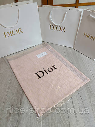 Хустка з принтом Dior тонкий кашемір, фото 6