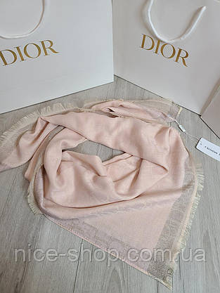 Хустка з принтом Dior тонкий кашемір, фото 3