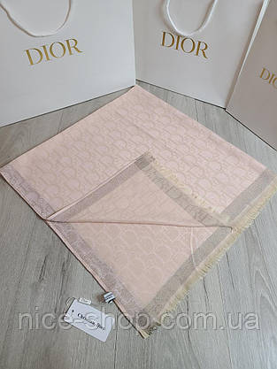 Хустка з принтом Dior тонкий кашемір, фото 4