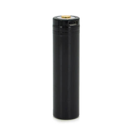 Аккумулятор 18650 Li-Ion Beston 4.2/3.7/2.5V, USB-Micro, 2600mAh (negative electrode + protection plate), фото 1