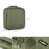 Напівм'яка Сумка для 4-х котушок Leo 3000-10000 розмір, фото 2