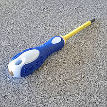 Викрутка двостороння з гумовою ручкою та індикатором 20см ОТ433