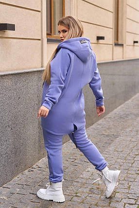 Неймовірний жіночий костюм, тканина "Трикотаж на флісі" 50, 52, 54, 56, 58, 60, 62 размер 50, фото 2