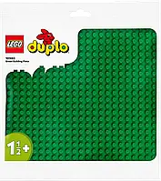 Конструктор Лего Дупло Duplo Зеленая строительная пластина 10980