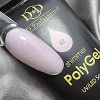 Акригель\Полигель Acrylgel\Polygel DD Professional с шиммером 30 мл 02