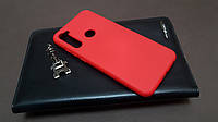 Чохол бампер силіконовий для Samsung Galaxy A10s SM-A107 Самсунг Колір Червоний (Red) Soft-touch з мікрофіброю