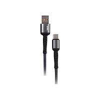 USB дата кабель EMY MY-452 Type-C USB 2M Black